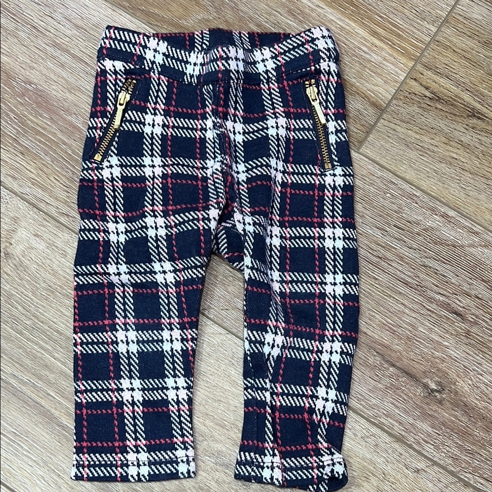 Janie and Jack Plaid Leggings